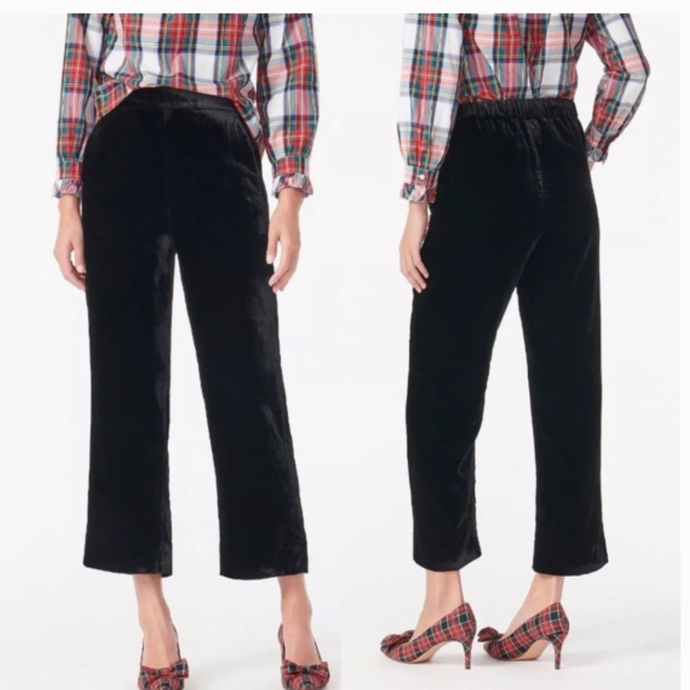 J.Crew crop Velvet Pants, size 6p